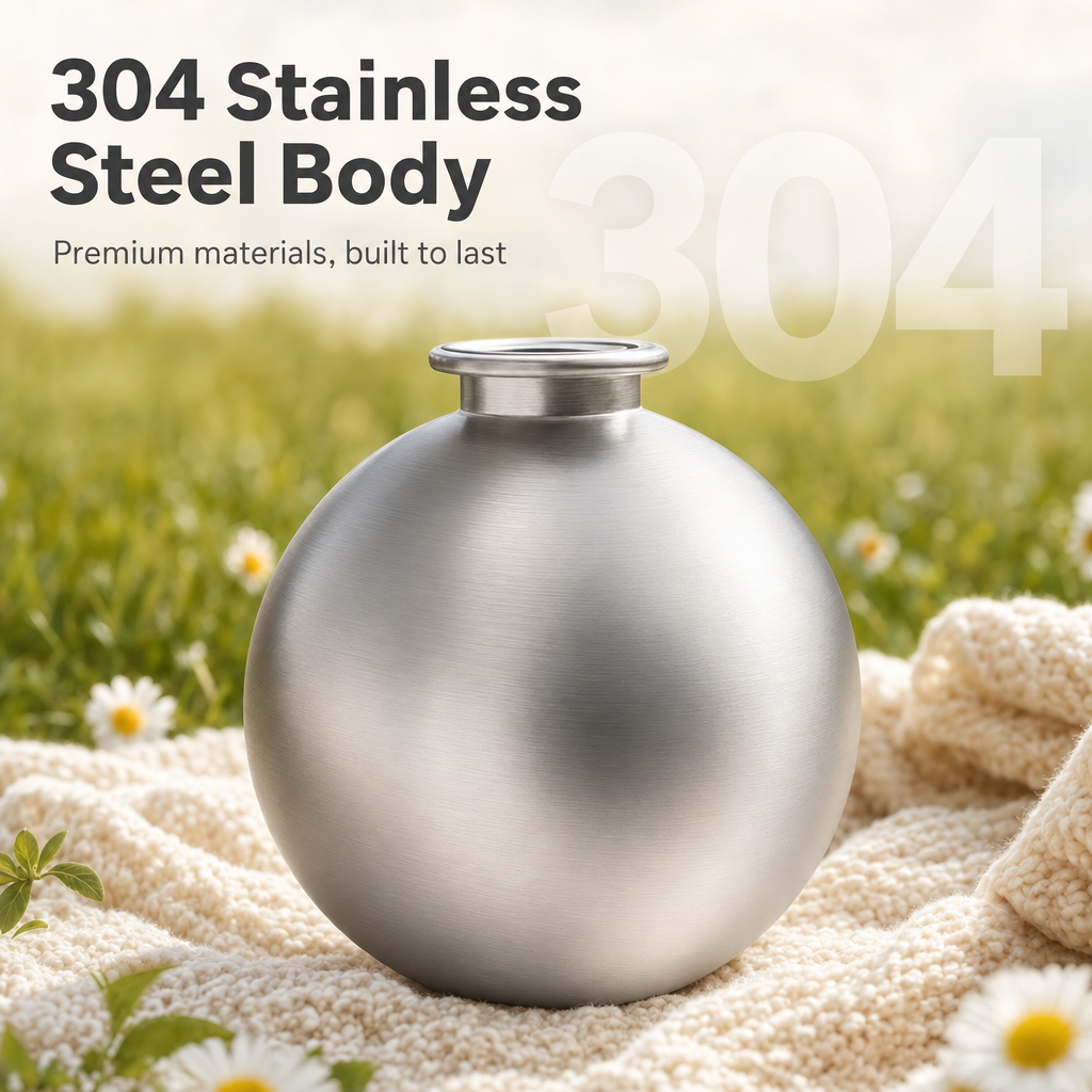 2-in-1 Stainless Steel Pet Travel Water Bottle