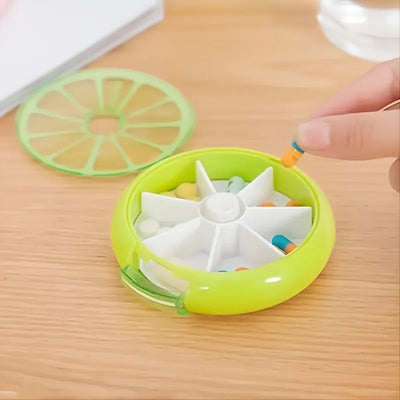 Buy 1 Get 1 Free Rotating Pill Box Medicine Storage Organizer